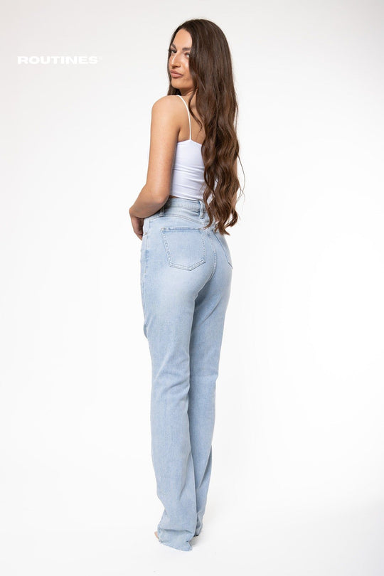 Alivia Stretch Straight Leg Jeans - EXTRA TALL Jeans Routines Fashion   