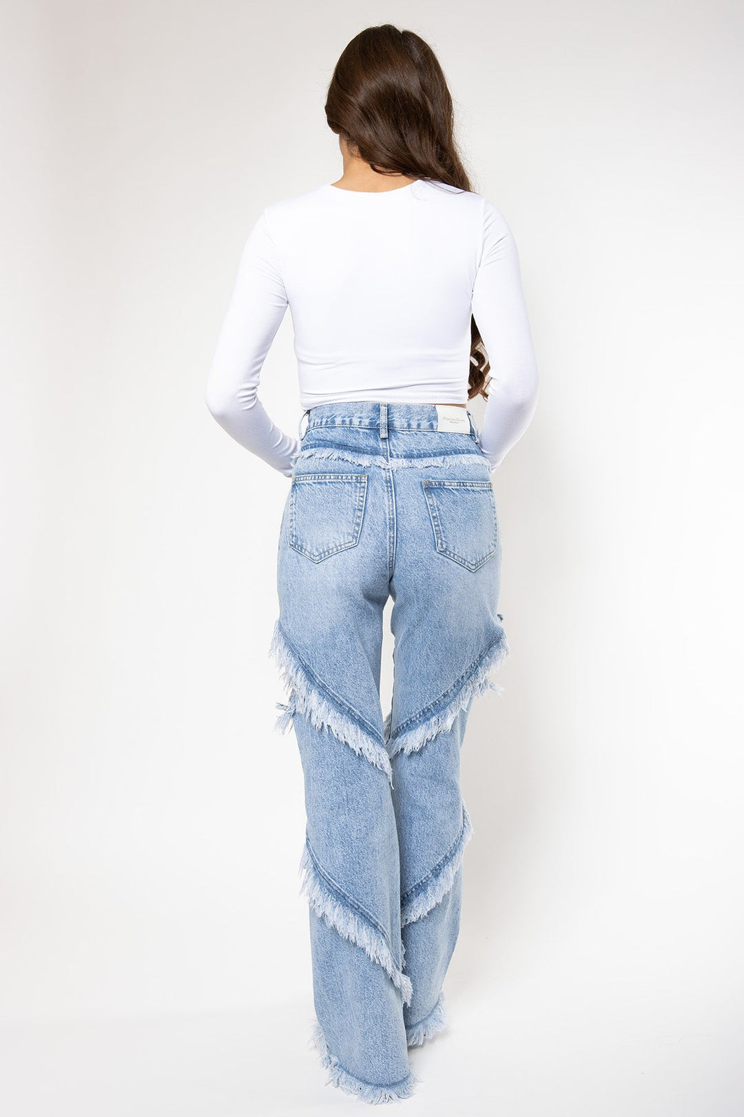 Emberly Fringe Flared Jeans - ROUTINES