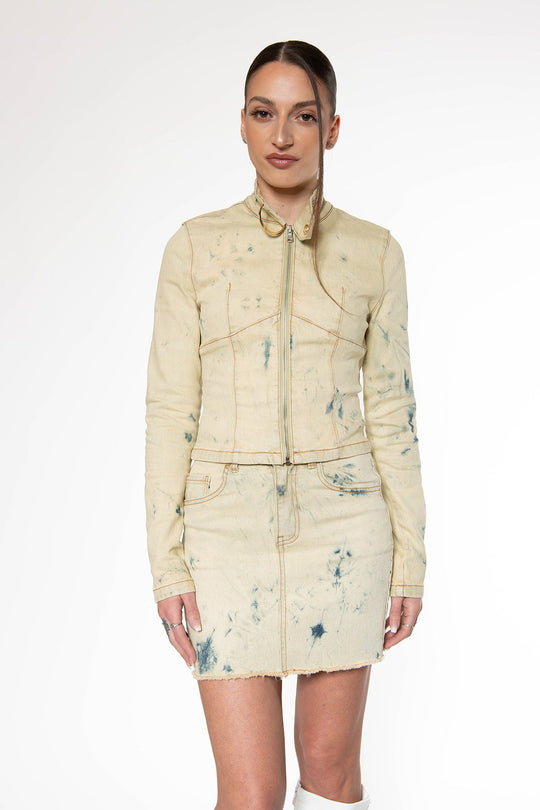 Georgina Vintage Washed Two Piece Denim Set - ROUTINES