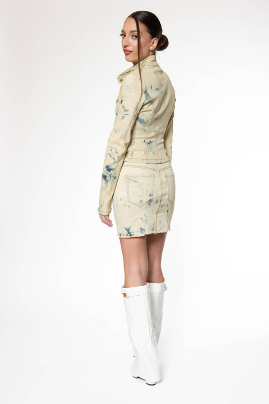 Georgina Vintage Washed Two Piece Denim Set - ROUTINES