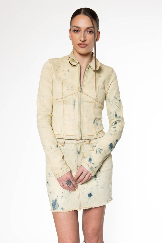 Georgina Vintage Washed Two Piece Denim Set - ROUTINES