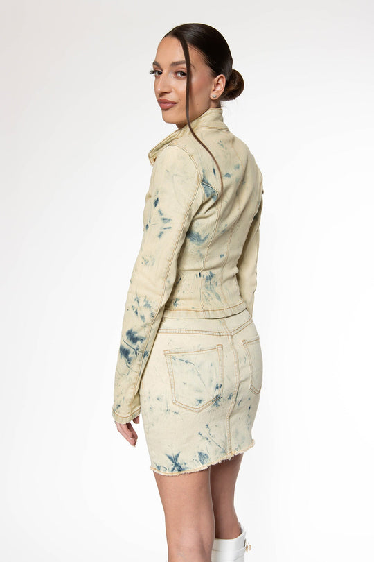 Georgina Vintage Washed Two Piece Denim Set - ROUTINES