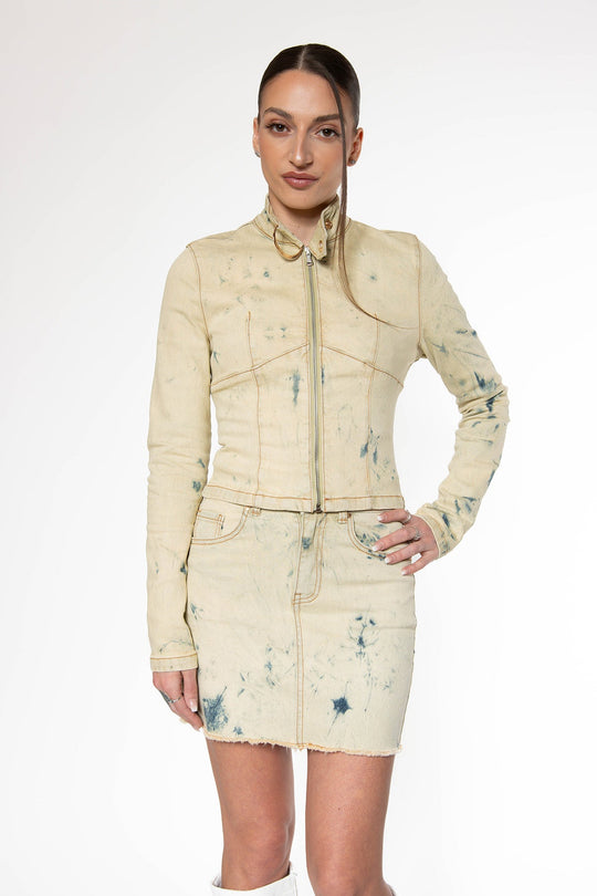 Georgina Vintage Washed Two Piece Denim Set - ROUTINES