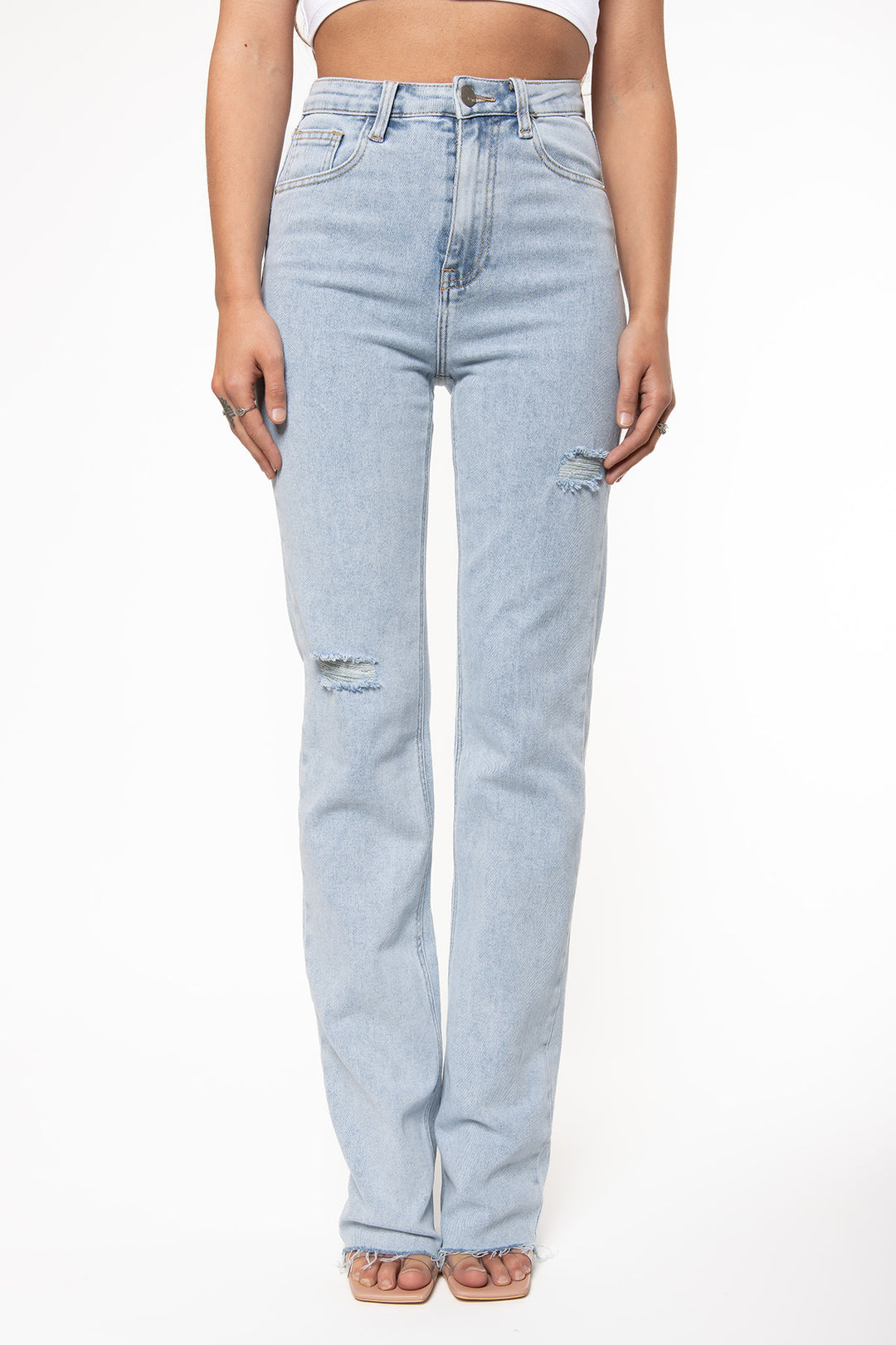 Harper Stretch Straight Leg Jeans - EXTRA TALL Jeans Routines Fashion   