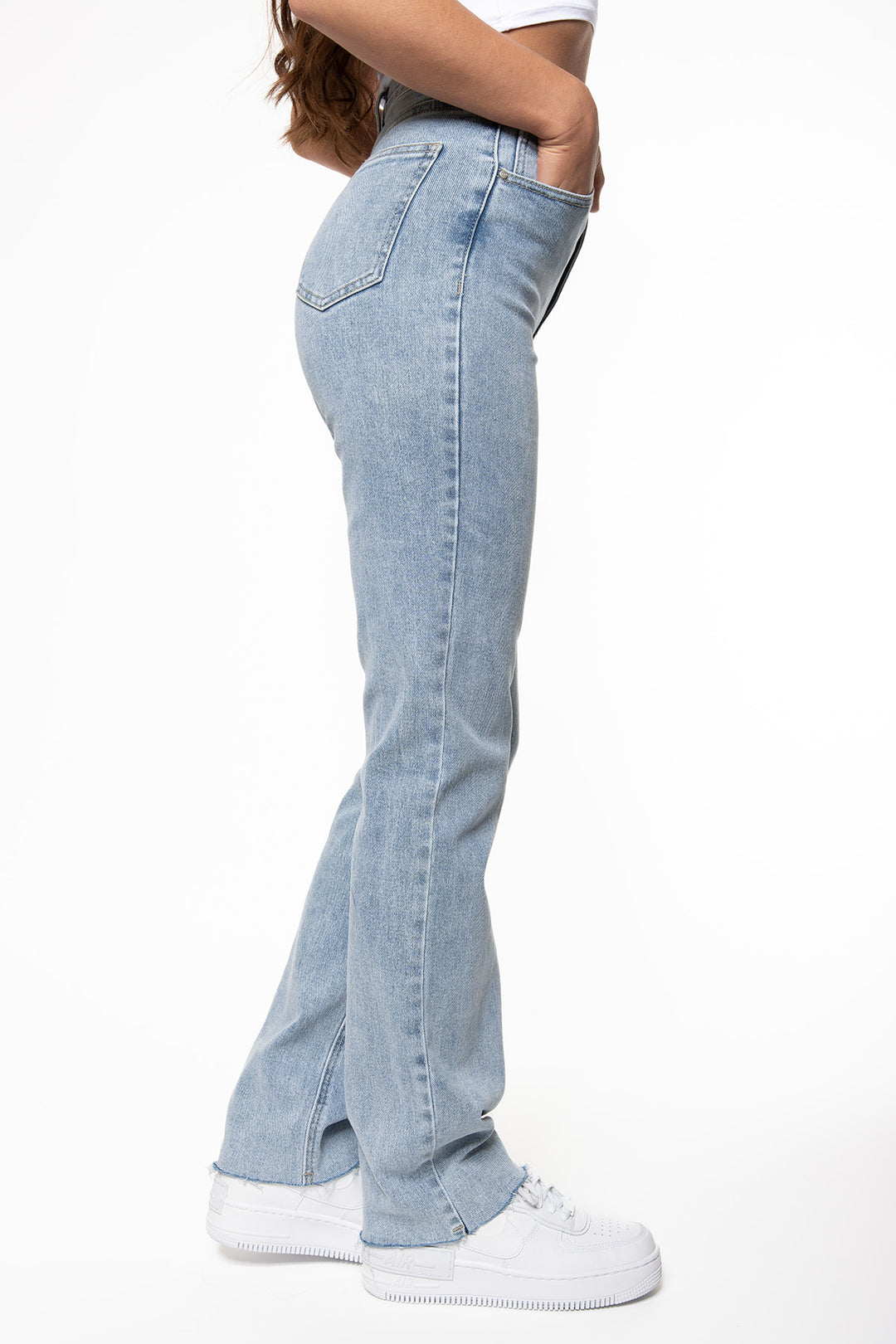 Liliana Stretch Straight Leg Jeans Jeans Routines Fashion   