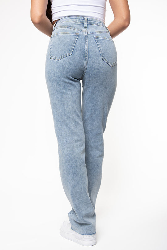 Liliana Stretch Straight Leg Jeans Jeans Routines Fashion   