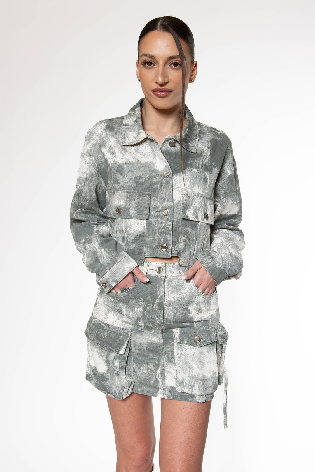 Myra Camouflage Jacket Jacket Routines Fashion   