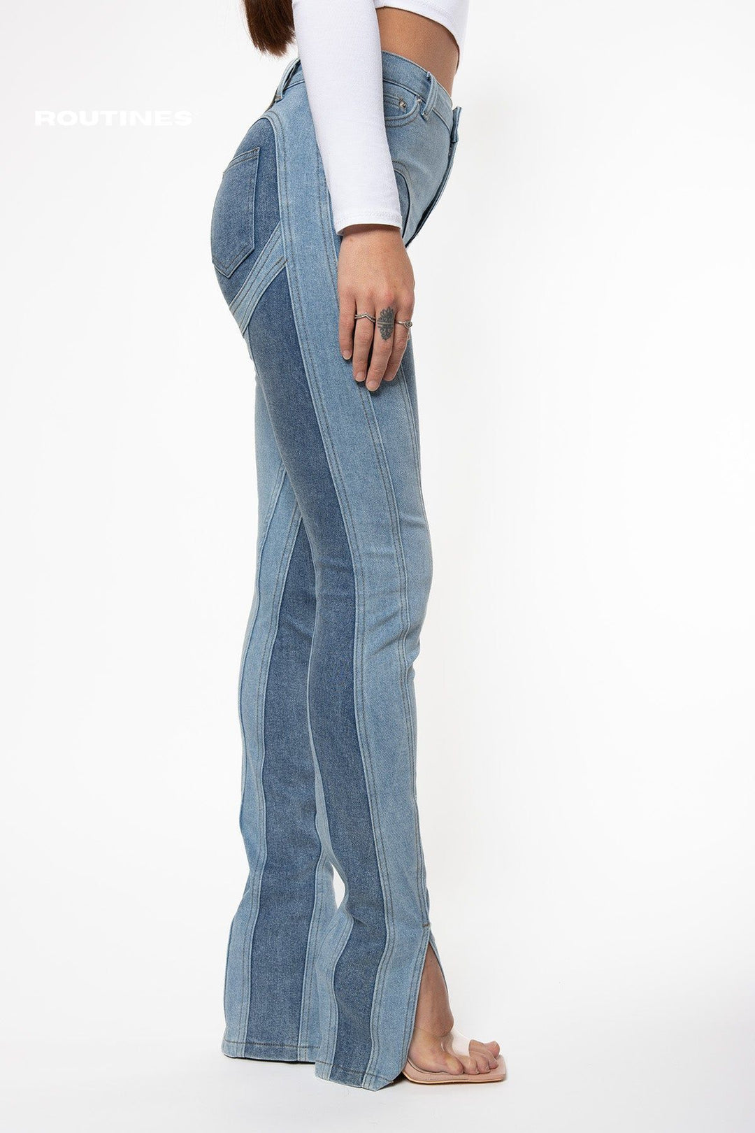 Routines Inspired Jeans - Blue Jeans Routines Fashion   