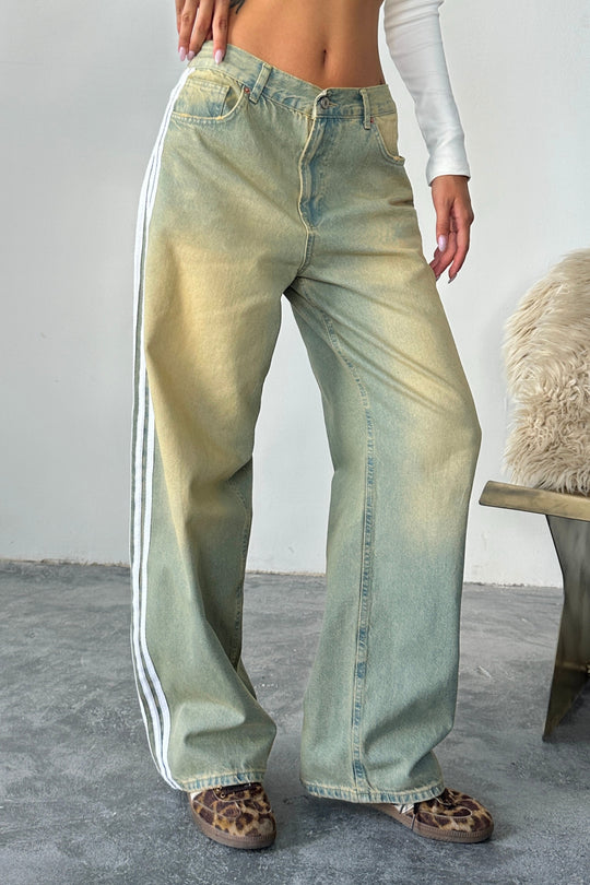 Routines Striped Vintage Loose Jeans 3103 - ROUTINES