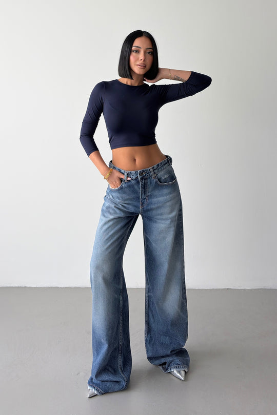 Routines Adjustable Waist Straight Jeans 1517-4
