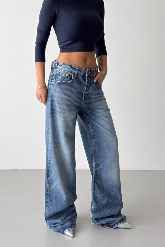 Routines Adjustable Waist Straight Jeans 1517-4
