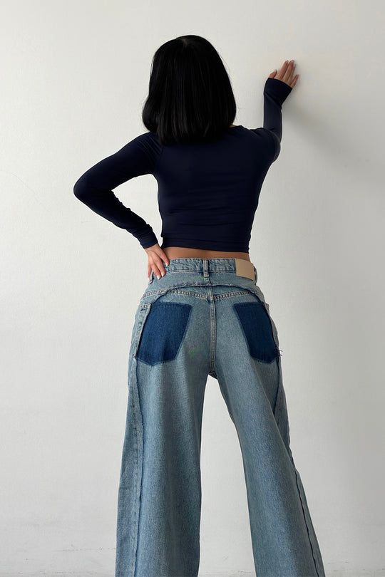 Routines Back Cut Detailed Jeans 2478