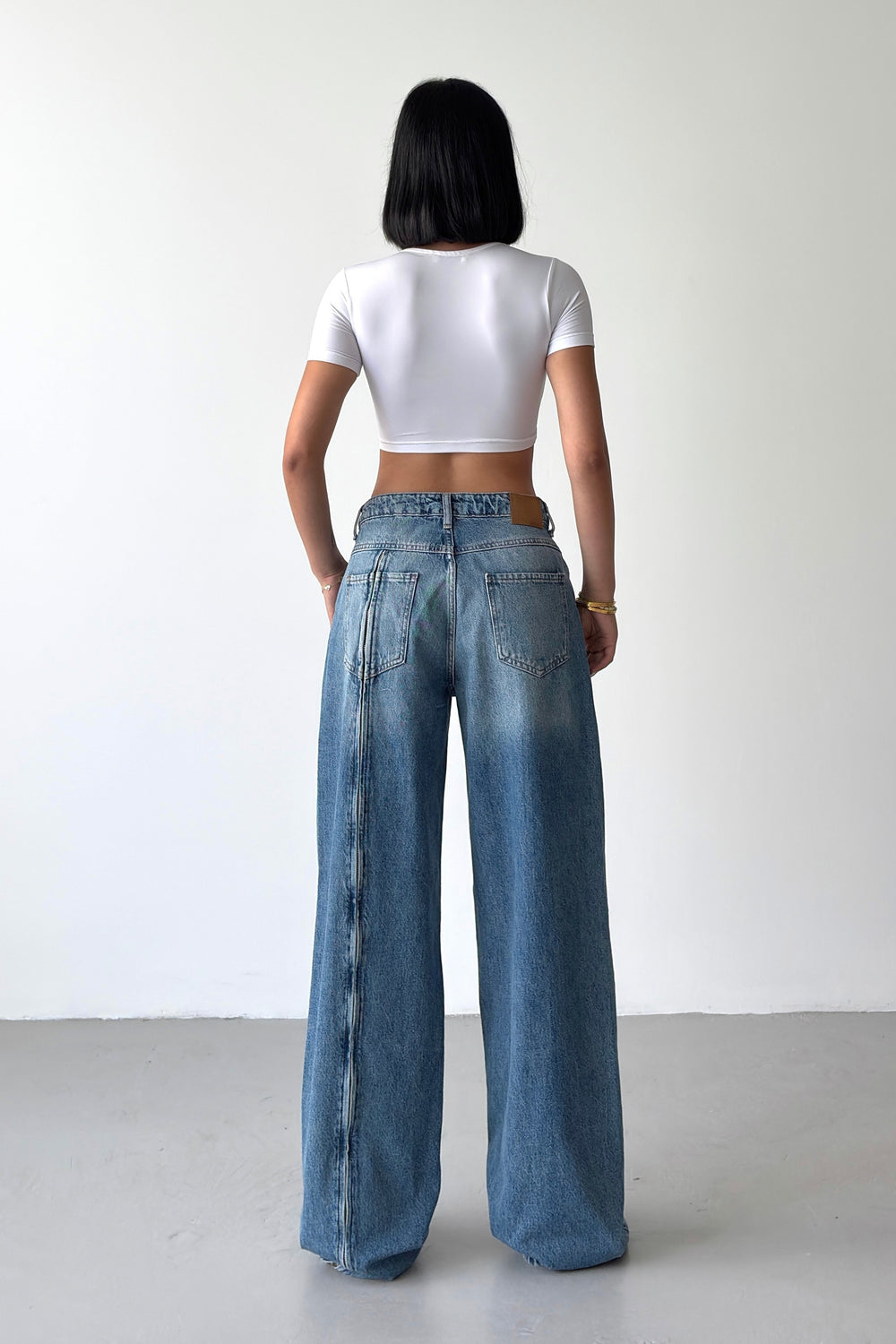 Routines Back Zipper Detail Jeans 2681