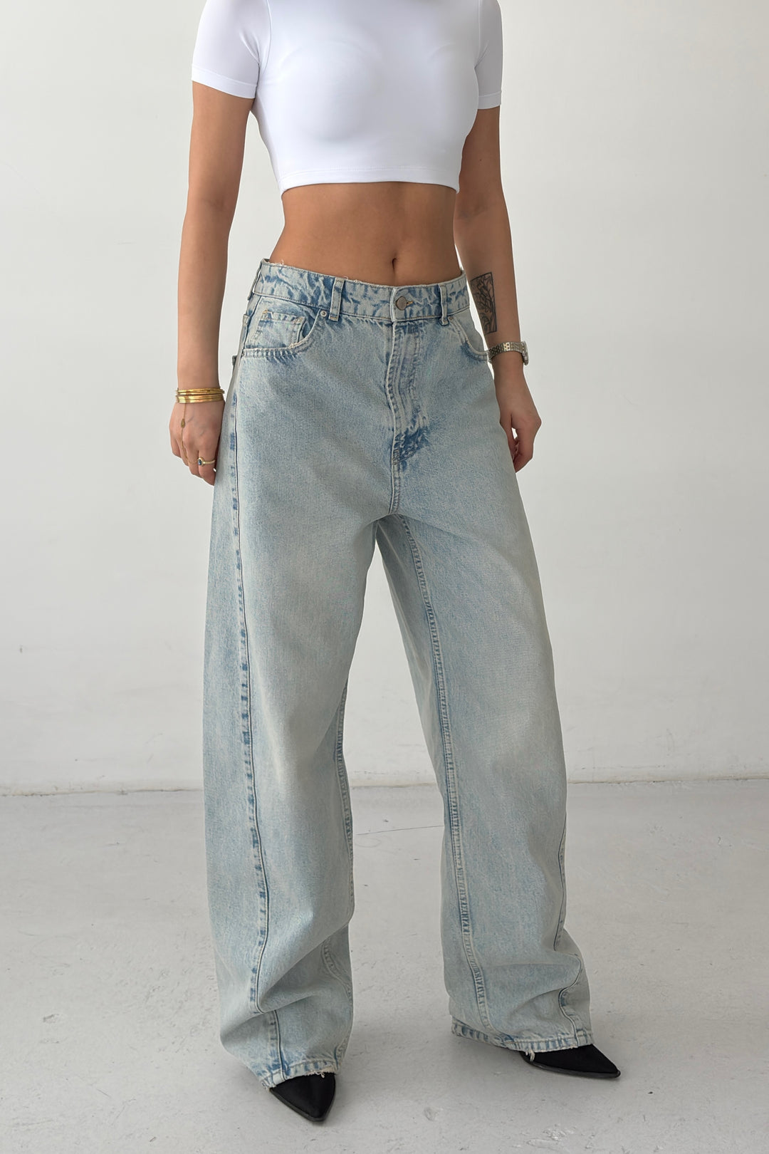 Routines Baggy Jeans - Vintage Blue 8186 - ROUTINES