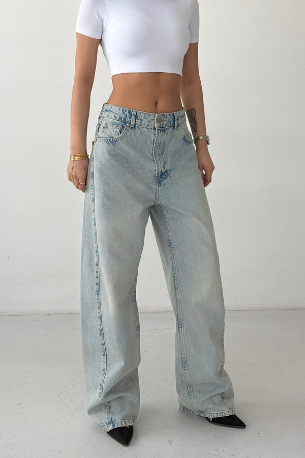 Routines Baggy Jeans - Vintage Blue 8186 - ROUTINES