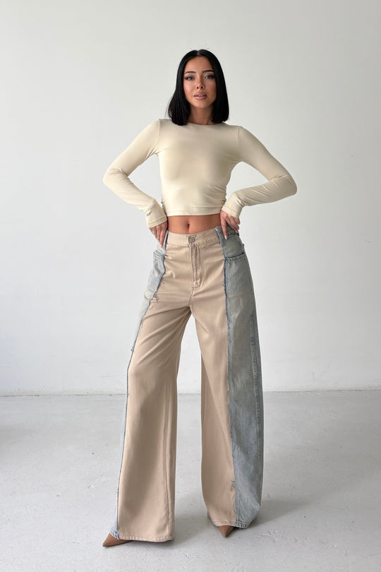 Routines Baggy Two Tone Jeans 4721