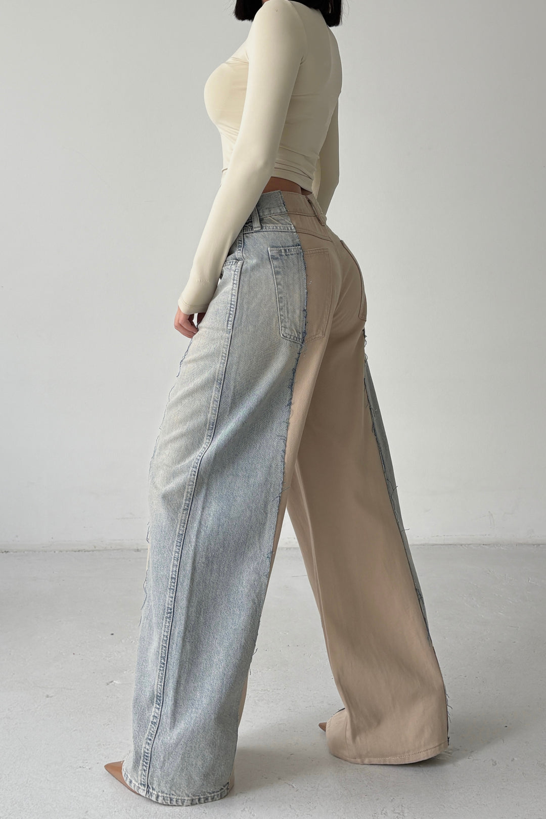 Routines Baggy Two Tone Jeans 4721