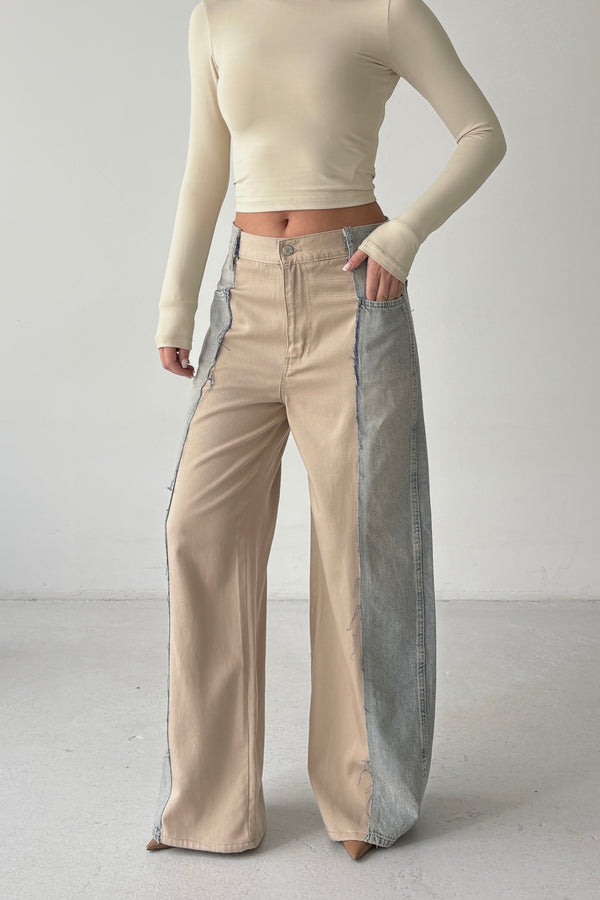 Routines Baggy Two Tone Jeans 4721