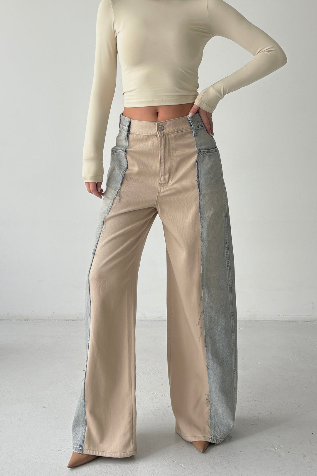 Routines Baggy Two Tone Jeans 4721