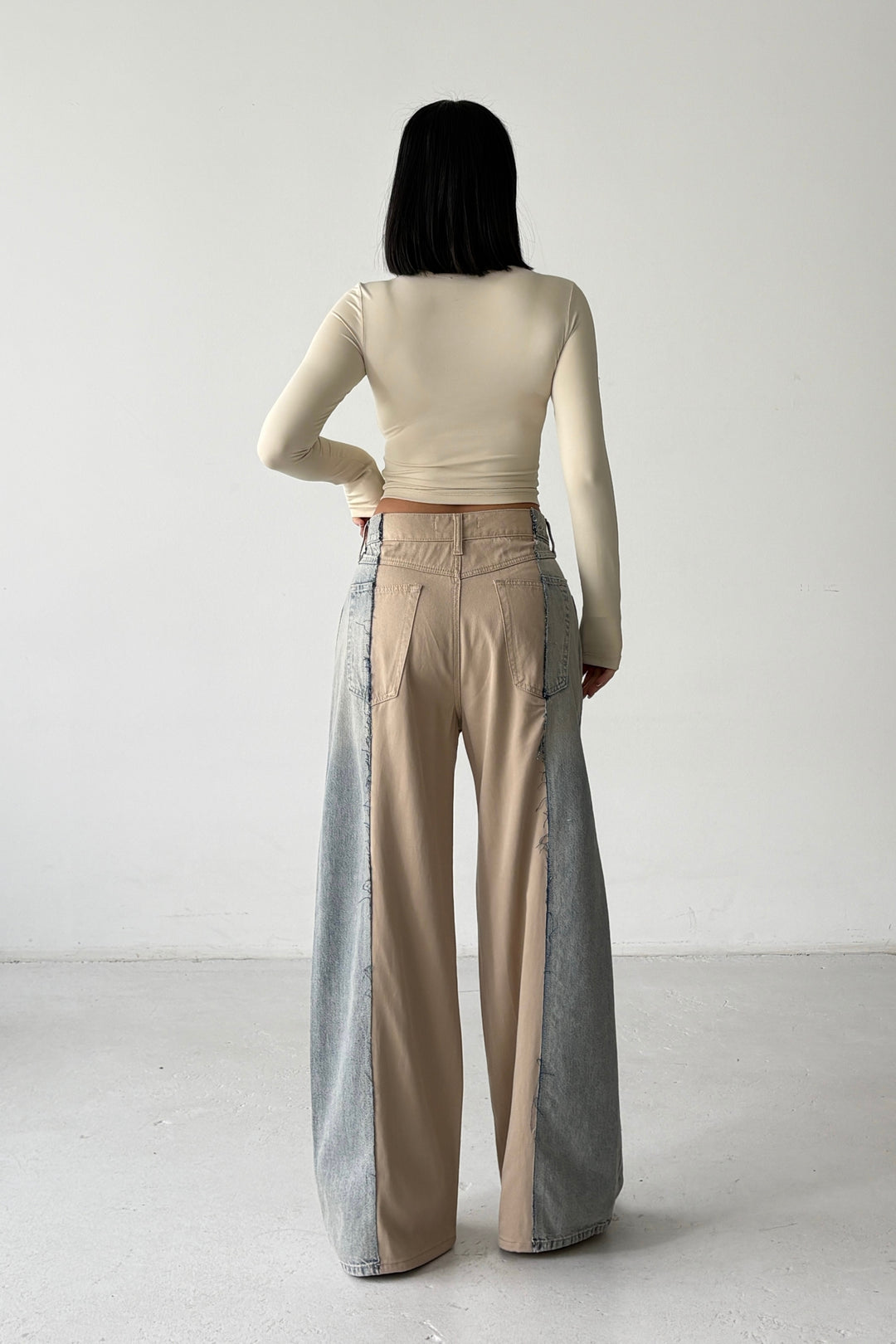 Routines Baggy Two Tone Jeans 4721