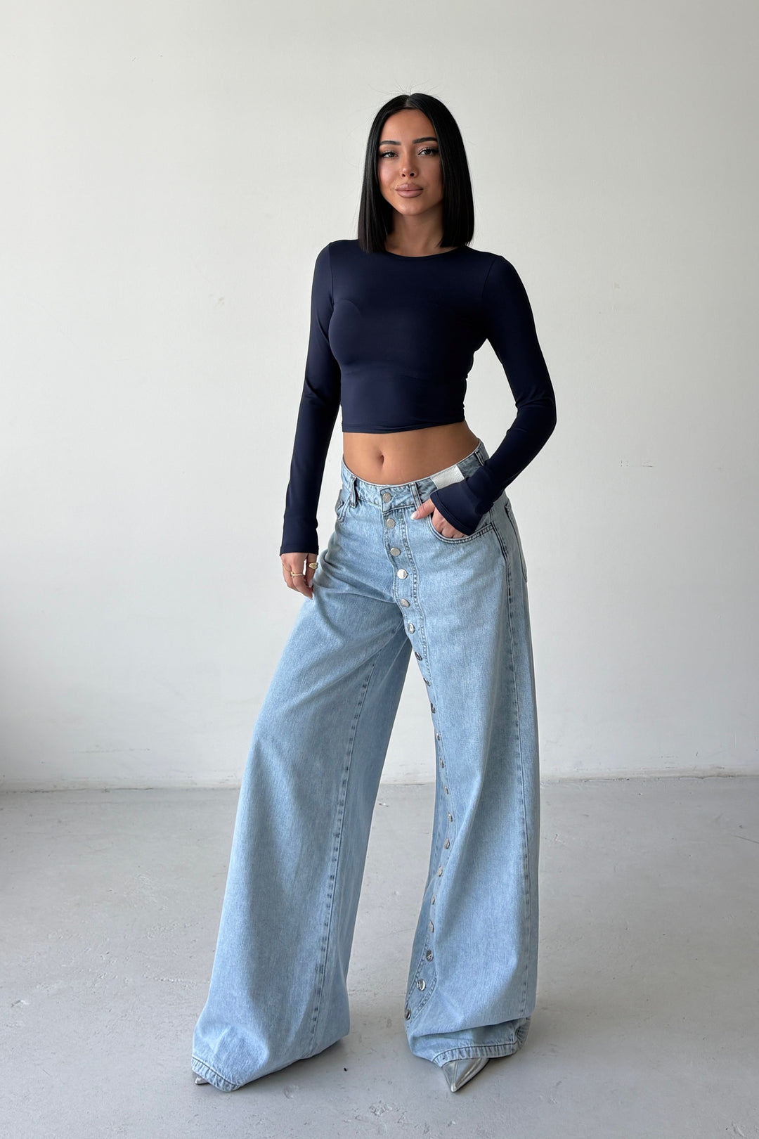 Routines Buttons Detail Jeans 1906