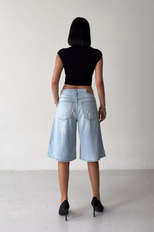 Routines Buttons Detail Jorts - Light Blue 4886 - ROUTINES