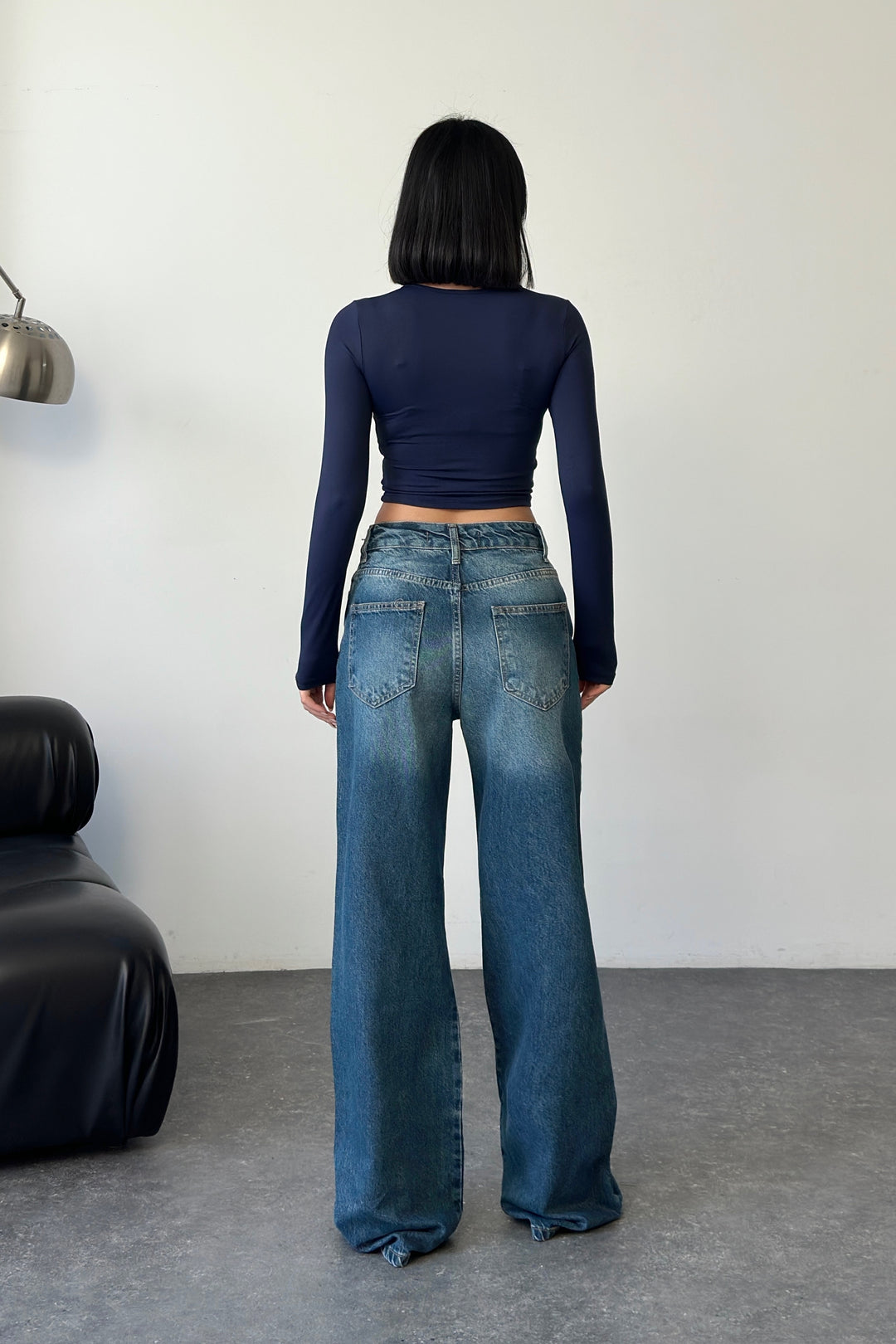 Routines Buttons Detail Straight Jeans 72120 - ROUTINES