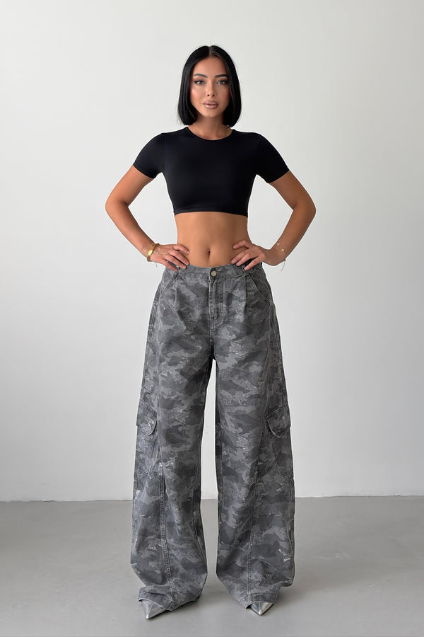 Routines Camouflage Balloon Cargo Jeans 8886 - ROUTINES