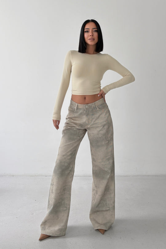 Routines Camouflage Mid-waist Jeans 5544