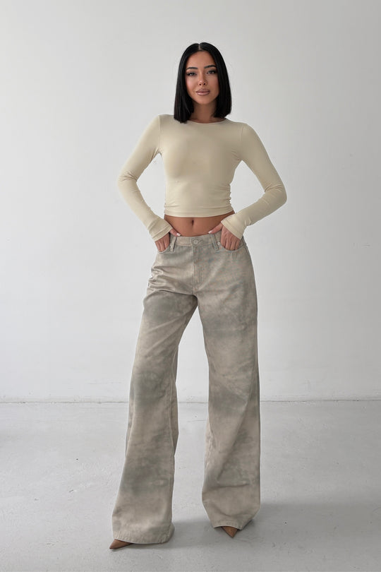 Routines Camouflage Mid-waist Jeans 5544