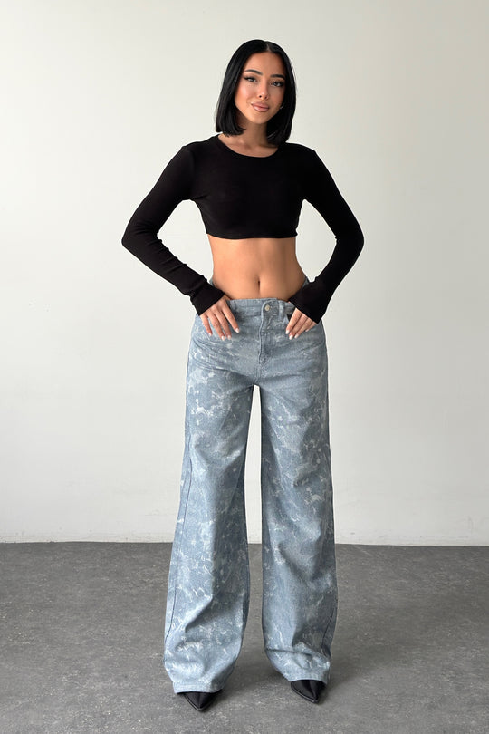 Routines Camouflage Straight Jeans 890129