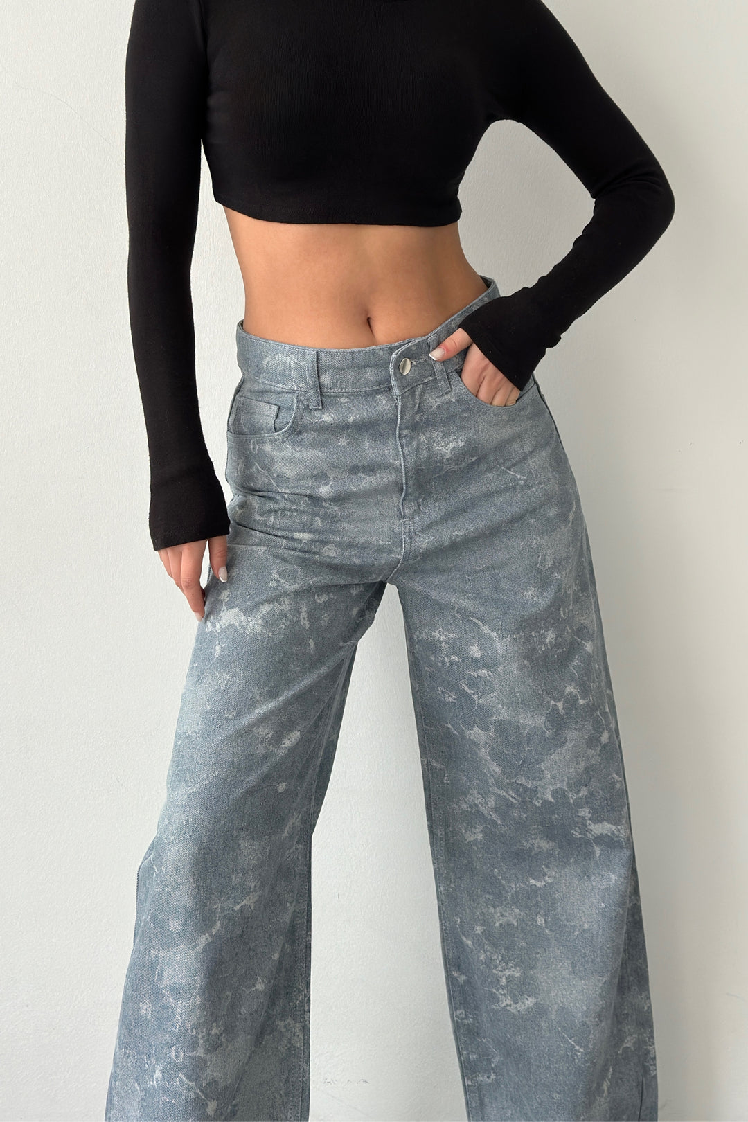 Routines Camouflage Straight Jeans 890129