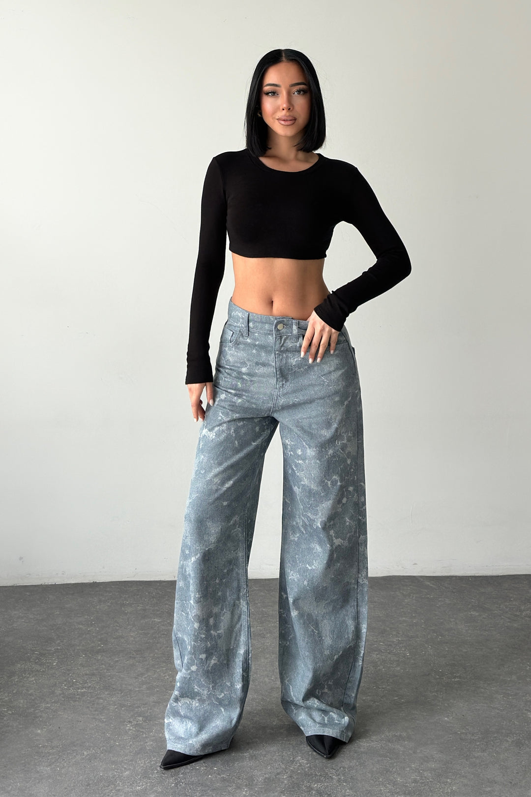 Routines Camouflage Straight Jeans 890129