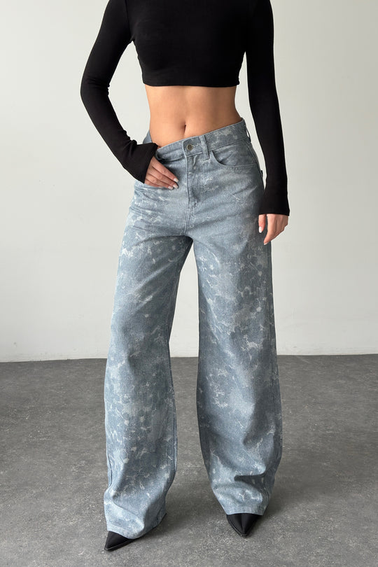 Routines Camouflage Straight Jeans 890129