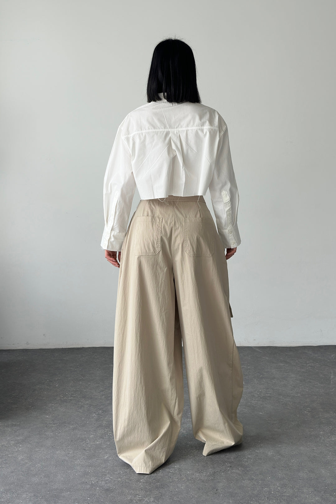 Routines Cross Waist Belted Pants - Stone 51300 - ROUTINES