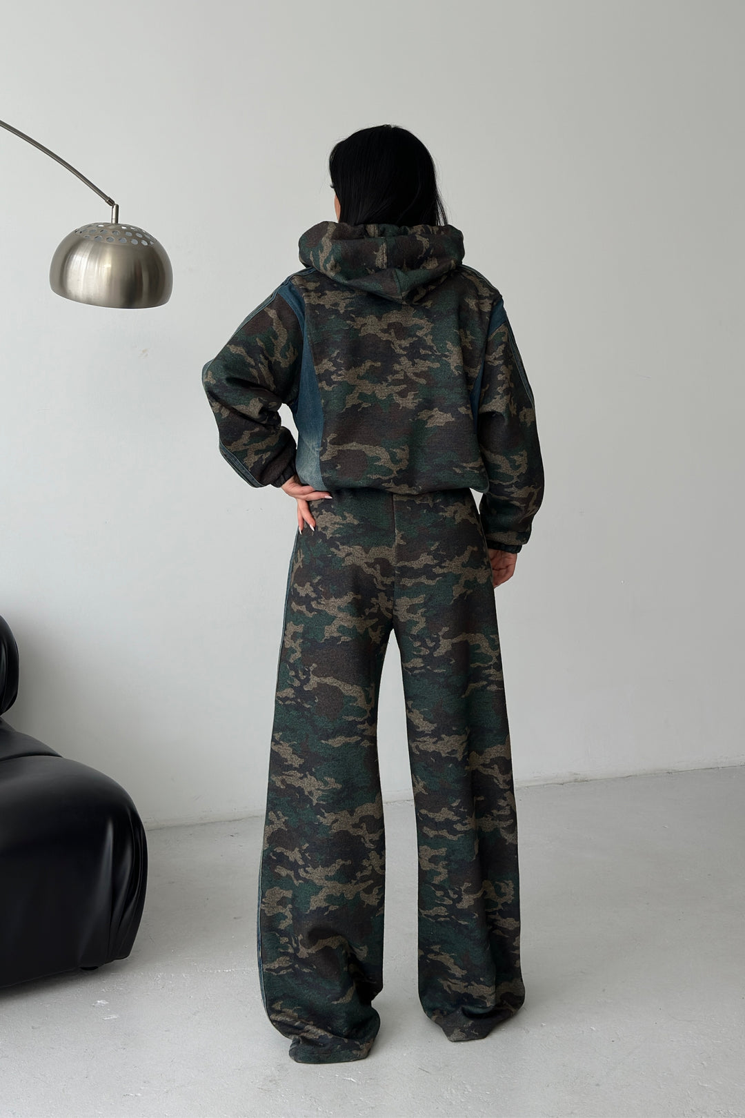 Routines Denim Striped Camouflage Tracksuit 1746 Set Routines Fashion
