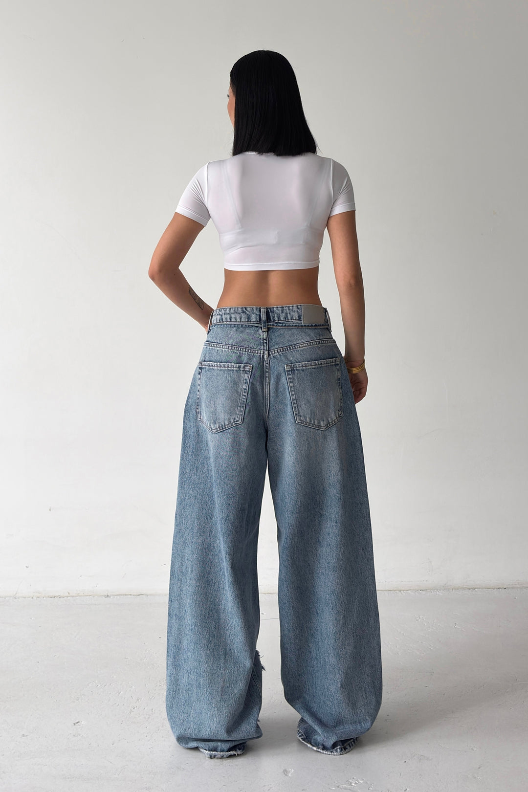 Routines Distressed All over Baggy Jeans 2654-1 - ROUTINES