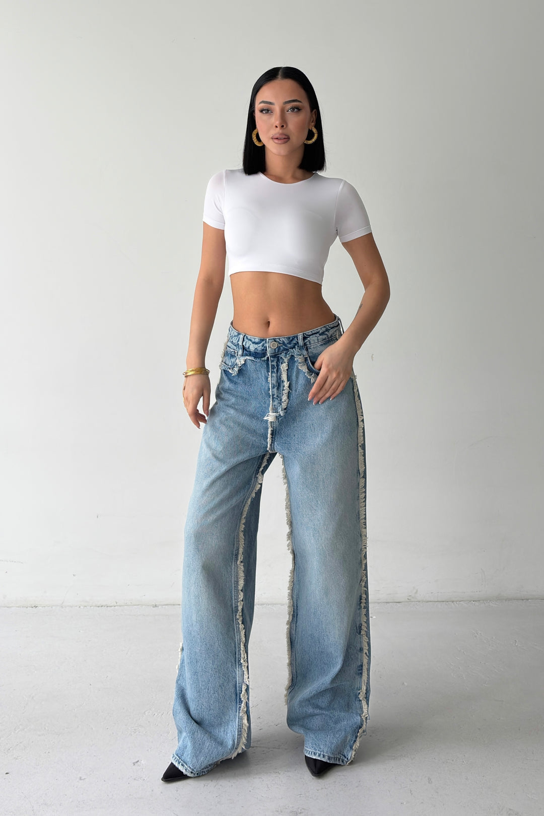 Routines Distressed Detail Jeans 2050-1 - ROUTINES