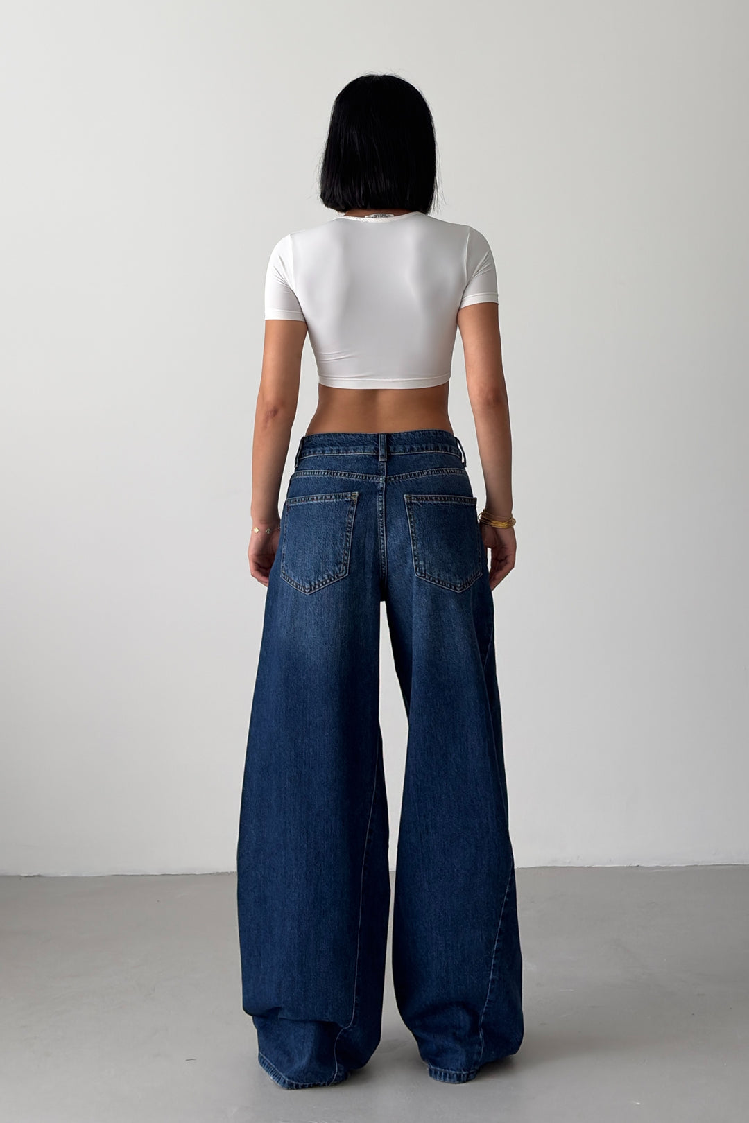 Routines Double Waist Detail Jeans - Blue 2013