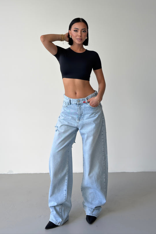 Routines Embroidery Back Ripped Jeans 5315 - ROUTINES