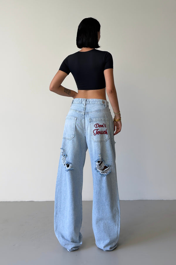 Routines Embroidery Back Ripped Jeans 5315 - ROUTINES