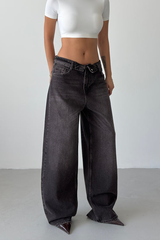 Routines Folded Waist Jeans - Vintage Brown 4545