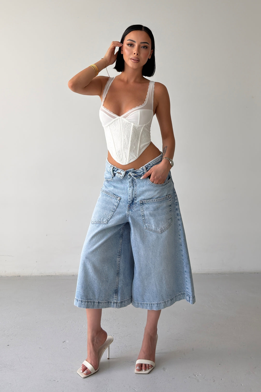 Routines Folded Waist Super Baggy Jorts 4877