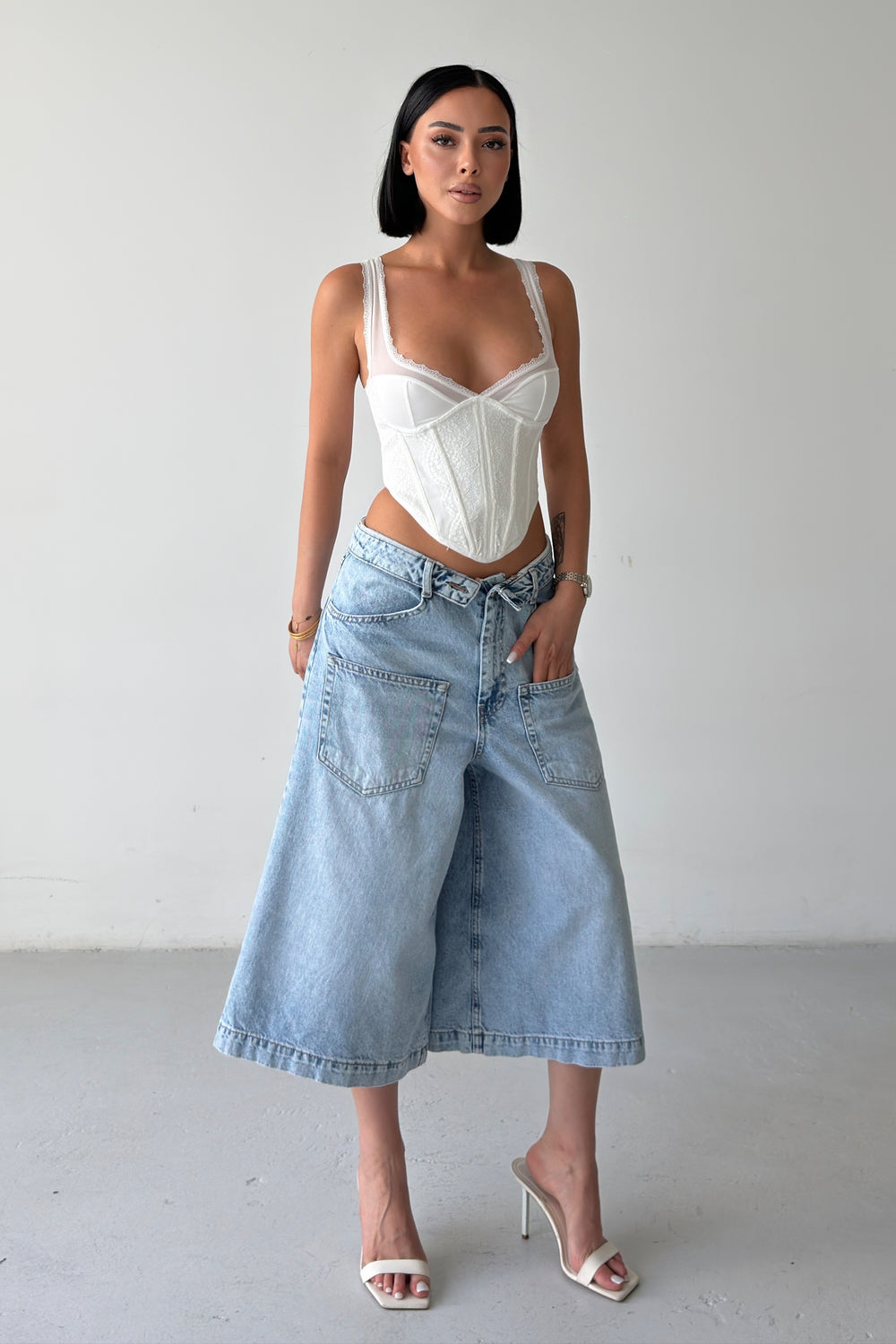Routines Folded Waist Super Baggy Jorts 4877