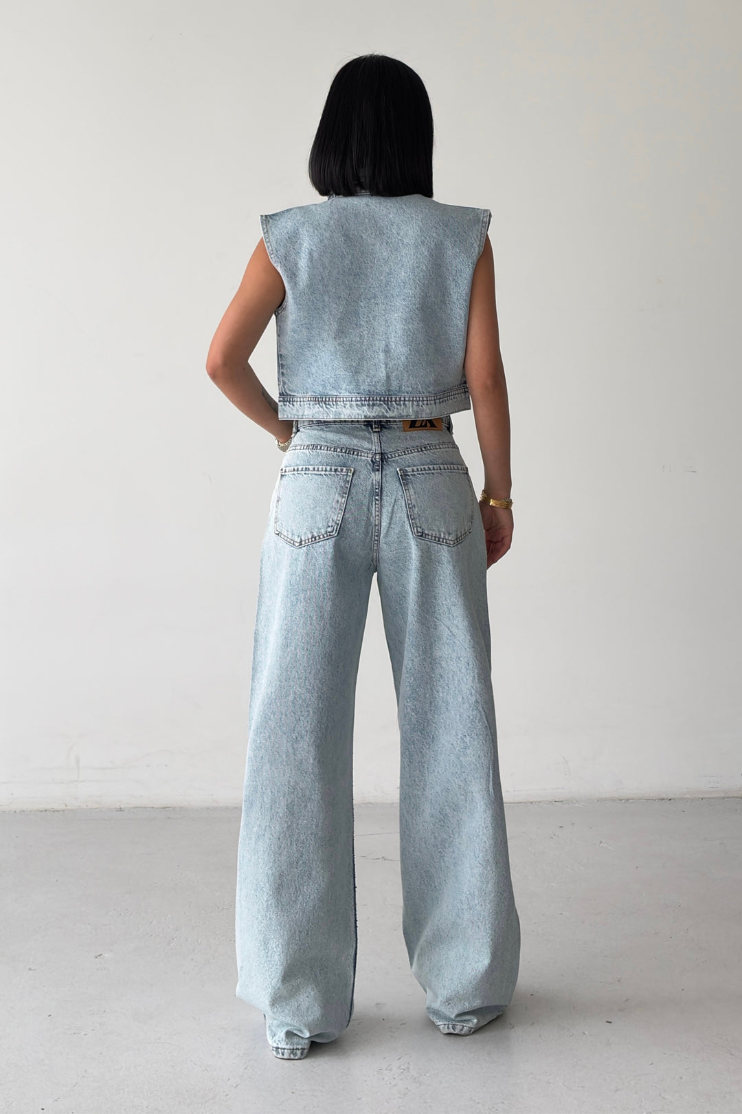 Routines Glitter Two Piece Denim Set 6067