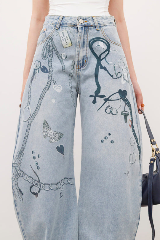 Routines Graffiti Baggy Jeans 10690 - ROUTINES