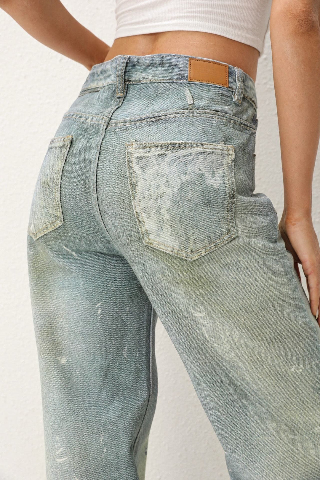 Routines Graffiti Straight Leg Jeans 3558 - ROUTINES