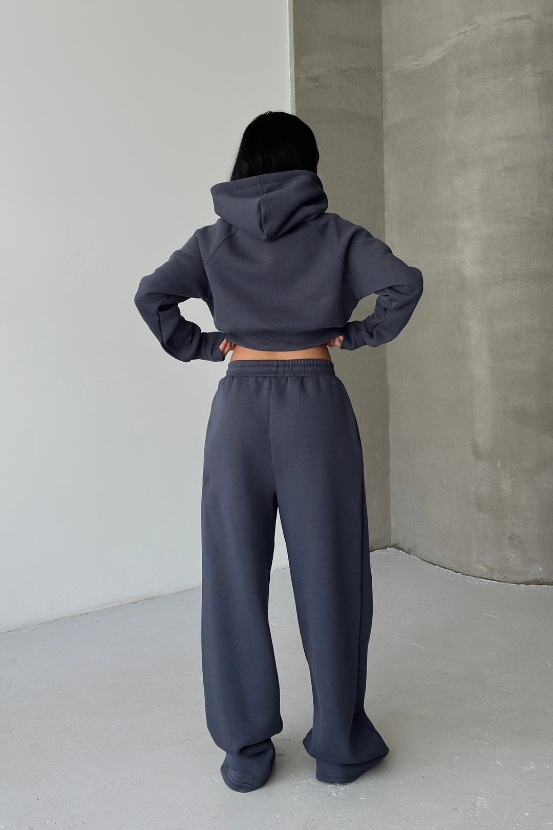 Routines Hooded Tracksuit - Charcoal 3704 - ROUTINES