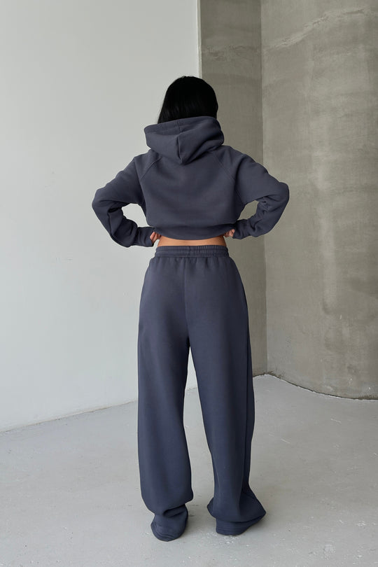 Routines Hooded Tracksuit - Charcoal 3704 - ROUTINES