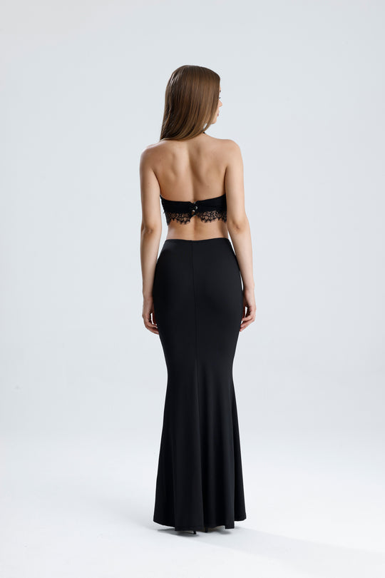 Routines Lace Two Piece Skirt Set - Black 2547 - ROUTINES